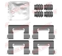 Veloce Brake 109-0164 Set Accessori Pastiglia Freno a Disco Ant. per Volvo XC40