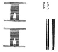 Set Di Accessori Pastiglie Freno Dischi 6 Pezzi HELLA Per AUDI Q7