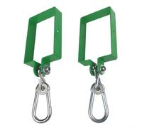 Set di accessori per altalene in acciaio per riparazioni e assemblaggio, disponibile in 2 o 4 pezzi per adattarsi a vari design e dimensioni di altalene (2 pezzi)