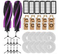 Set di accessori per aspirapolvere compatibile con JONR P20 Pro e T5 Pro, tra cui spazzola principale, filtro HEPA, panni in microfibra, sacchetti per la polvere usa e getta e spazzole laterali (B)