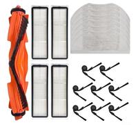 Set di accessori per aspirapolvere compatibile con Xiaomi S40 e OV81, tra cui spazzola principale, spazzole laterali, filtri e panni per la rimozione completa di polvere, sporco (B)