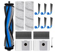 Set di accessori per aspirapolvere Ecovacs Deebot T80S Omni/X9 Pro Omni/X11 Pro Omni parti di ricambio, 1 spazzola principale, 2 spazzole rotelle, 6 spazzole laterali, 2 sacchetti per la polvere
