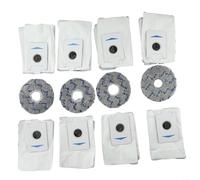 Set di accessori per aspirapolvere Ecovacs per DEEBOT con 8 sacchetti e 4 panni mocio, compatibili con T20 per OMNI e X1 per serie OMNI (blu)