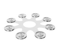 Set di accessori per bacini Bells accessori per tamburo bacino tamburo Bacino Bells Drum Bacino Anelli in metallo texture accessori