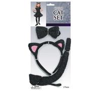 Set di accessori per bambini con motivo di gatti