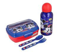 Set di Accessori per Bambini Mickey Mouse Happy smiles 21 x 18 x 7 cm Rosso A