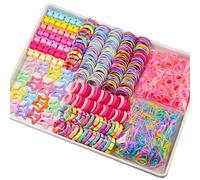 Set di accessori per capelli da bambina, 875 pezzi di fermagli per capelli e elastici per capelli fasce per capelli bambine accessori per capelli bambini elastici per capelli da bambina