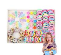 Set di accessori per capelli da ragazza, multicolore, per capelli, alla moda, per feste, compleanni, ragazze, donne con motivi popolari in colori vivaci, il nostro Ban