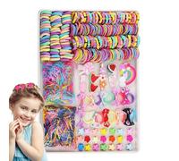 Set di accessori per capelli da ragazza, multicolore, per capelli, alla moda, per feste, compleanni, ragazze, donne con motivi popolari in colori vivaci, il nostro Ban