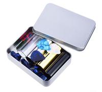 Set di accessori per chitarra multi tipo con diversi tubi scorrevoli insieme a una serie di plettri e panni per la manutenzione (set A)