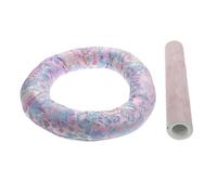 Set di Accessori per Ciotola Sonora Cristallo Rosa | Cotone, Sheepskin e Gomma, Portatile e Pratico, per Amici che Credono nel Buddhismo