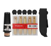 Set di Accessori per Clarinetto Bocchino Tracolla per Collo Reed Thumb Pad per Musicisti Materiale in Gomma ABS