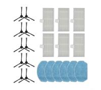 Set di accessori per Eicobot BR150 e cecotec per conga 999 per x-treme, completo di spazzole laterali, filtri antipolvere e panni riutilizzabili
