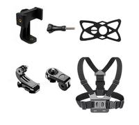Set di accessori per fotocamera multifunzione con imbracatura per montaggio sul petto, compatibile con fotocamera per la prima persona vista sul petto