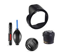 Set di accessori per fotocamera Nikon D7500 D5600 con Nikon AF-P DX NIKKOR 18-55mm f/3.5-5.6G VR Lens incluso HBN106 Reversibile, copriobiettivo, penna di pulizia, pompa aeratore