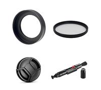 Set di accessori per fotocamera Nikon NIKKOR Z 40 mm f/2 obiettivo con fotocamera Nikon Zf incluso paraluce di ricambio LH-N52, filtro MC UV, copriobiettivo, penna di pulizia