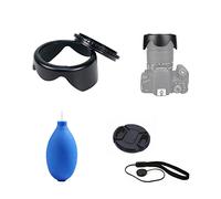 Set di accessori per fotocamera, paraluce reversibile da 40,5 mm, copriobiettivo con supporto, mini pompa per fotocamera Sony Alpha a6700 con obiettivo E PZ 16-50 mm f/3.5-5.6 OSS