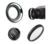 Set di accessori per fotocamera Sony Alpha A6500 A6400 A6300 A6100 A6000 fotocamera mirrorless con obiettivo da 16-50 mm incluso paraluce in metallo, filtro UV, copriobiettivo