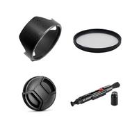 Set di accessori per fotocamera Sony FE 24-70 mm f/2.8 GM con obiettivo Sony Alpha A7C, A7C II, A7CR compreso ALC-SH141 paraluce di ricambio, filtro MC UV, copriobiettivo, penna per la pulizia