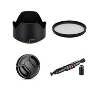 Set di accessori per fotocamera Sony Sonnar T* E 24 mm f/1.8 ZA Lens con Sony Alpha A3000 A5000 A5100 A6000 fotocamera tra cui ALC-SH131 paraluce di ricambio, filtro MC UV, copriobiettivo, penna di