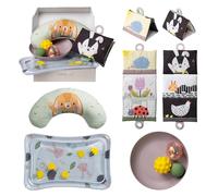 SET DI ACCESSORI PER GIOCO A PANCIA IN GIÙ PER NEONATI CON CUSCINO LIBRO TAPPETI