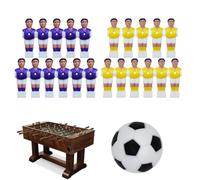 Set di accessori per gioco di calcio, da uomo, 22 pezzi con figure di palla, giocatori di football, numeri per posizionare calcio maschile, simulazione di calcio immersiva ideale per gli amici della