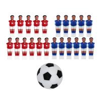 Set di accessori per gioco di calcio, da uomo, 22 pezzi con figure di palla, giocatori di football, numeri per posizionare calcio maschile, simulazione di calcio immersiva ideale per gli amici della