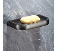 Set di accessori per il bagno Barra portasciugamani Porta asciugamani Mensola Porta carta igienica Porta accappatoio Ganci per scopino WC Gancio in rame massiccio grigio canna di fucile