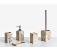Set di accessori per il bagno beige Vilcanota