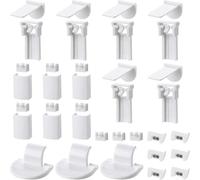 Set di accessori per il montaggio di tende plissettate robuste, 36 pezzi, per un look professionale a casa