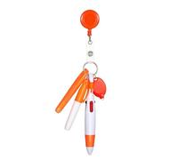 Set di accessori per infermiere: pennarello indelebile, mini evidenziatore, set di penne, porta badge, portachiavi a LED regalo