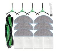 Set di accessori per Irobot Combo Essential Y0110 Y0112 Y011240 Y01040 Y014020, 1 rullo spazzola principale, 6 panni per mocio, 4 filtri, 4 spazzole laterali, parti di ricambio 10 pezzi,16 pezzi,1 Spa
