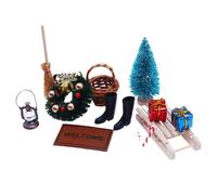 Set di accessori per la casa delle bambole in scala 1/12 Ornamenti per scene