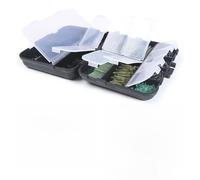 Set di accessori per la pesca alla carpa europea da 420 pezzi Kit da pesca completo durevole di alta qualità per gli appassionati di pesca alla carpa Materiale siliconico ramato