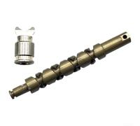 Set di accessori per mulinelli da pesca con perno in metallo e perno a mezza luna, adatto per SLX, BFS, XG Water Droplet Wheel (Twist + Half Moon)