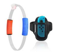 Set di accessori per Nintendo Switch Ring Fit Adventure, 1 cinghia per gamba Switch e 2 maniglie ad anello