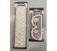 Set di accessori per pasticceria listelli bordura e taglia fondente a ghirlanda