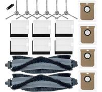 Set di accessori per robot aspirapolvere Eufy Clean L60 SES / L60 Hybrid SES / L50 SES, 2 spazzole principali, 6 spazzole laterali, 6 filtri, 4 sacchetti di ricambio