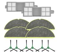 Set di accessori per robot aspirapolvere per Roomba 205 DustCompactor con 2 filtri HEPA, 4 panni in microfibra lavabili e 6 spazzole laterali in nylon