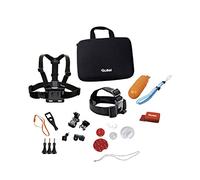Set di accessori per Rollei Actioncam Set Sport acquatici I Set di 22 pezzi I Ideale per tutte le attività acquatiche I Compatibile con tutte le actioncam Rollei e GoPro Actioncams I Include la borsa