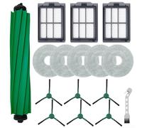 Set di accessori per Roomba Plus 405, spazzola principale, spazzole laterali, filtro e panno mocio per pavimenti senza macchie