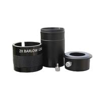 Set di accessori per telescopio Moltiplicatore 2X a specchio Barlow da 2 pollici con accessori for telescopio astronomico da 1,25 pollici Fotocamera del telescopio