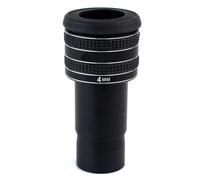 Set di accessori per telescopio Oculare telescopico 2,5 mm/3,2 mm/4 mm/5 mm/6 mm/7 mm/7,5 mm/8 mm/9 mm Grandangolo da 58 gradi 1,25 pollici Fotocamera del telescopio (Color : 4mm)