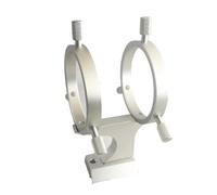 Set di accessori per telescopio Staffa for cercatore regolabile Supporto for guida for guida a vite a 6 punti da 50 mm for telescopio astronomico Fotocamera del telescopio (Color : Silver)