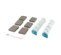 Set di accessori per tergicristalli Leifheit Regulus per Aqua e PowerVac, con rulli di pulizia a doppia fibra