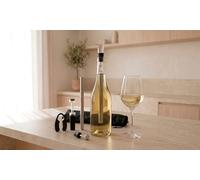 InnovaGoods - Set di Accessori per Vino, 2 Bacchette Refrigeranti in Acciaio Inox 304, Tagliacapsule, Tappo Sottovuoto Ermetico, Aeratore con Tappo Antigoccia, Borsa per Il Trasporto