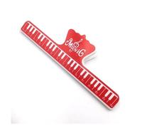 Set Di Accessori Per Violino 1 Clip Per Fissare Le Note Dello Spartito Per Chitarra 4/4 Violino Pianoforte Accessori Per Strumenti Musicali(Red)