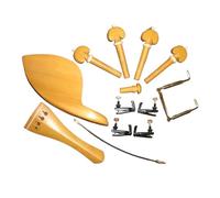 Set Di Accessori Per Violino 1 Set Di Accessori Per Violino 4/4 Con Accordatore Fine Mentoniera Clip E Corda In Budello Di Nylon(9)