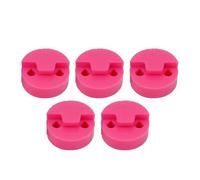 Set Di Accessori Per Violino 5 Pezzi Di Sordine In Gomma Rotondi Professionali Per Violino 4/4 20 X 20 Mm Accessori Per Strumenti A Corda(Pink)