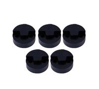 Set Di Accessori Per Violino Confezione Da 5 Sordine Per Violino In Gomma Accessori Professionali 20x20 Mm Rotondi(Black)
